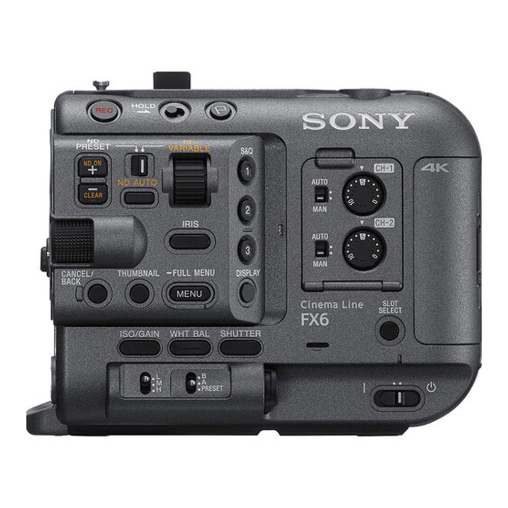 دکمه ها و قابلیت های دوربین سینمایی سونی Sony FX6 Full-Frame Cinema Camera Body Only