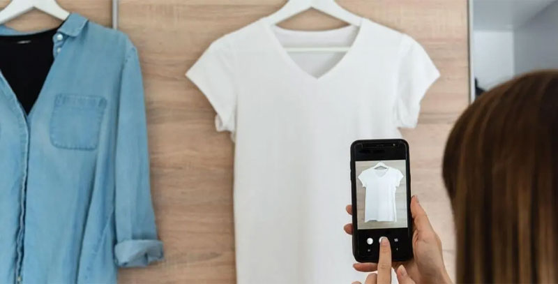 عکاسی از لباس با موبایل