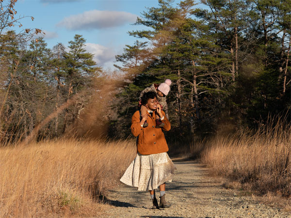 ژست عکاسی در طبیعت