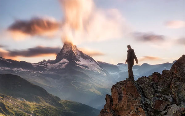 ژست عکاسی در طبیعت