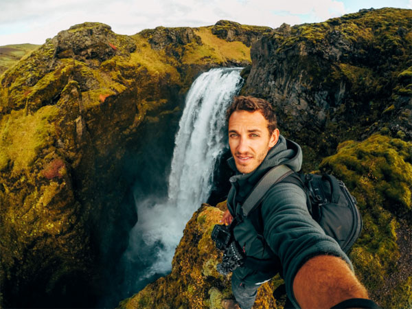 ژست عکاسی در طبیعت