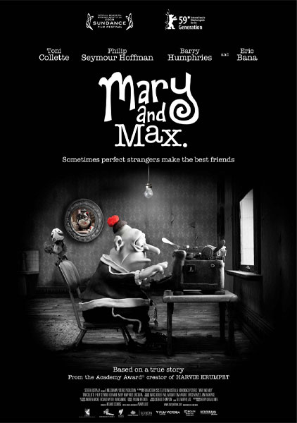 انیمیشن مِری و مَکس Mary and Max | بهترین انیمیشن های دنیا
