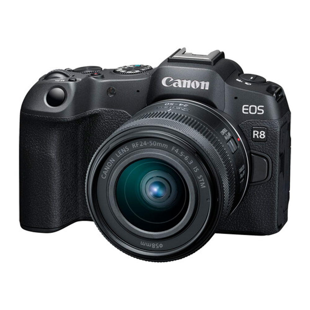 دوربین عکاسی بدون آینه کانن Canon EOS R8 with 24-50mm f/4.5-6.3 IS STM Lens
