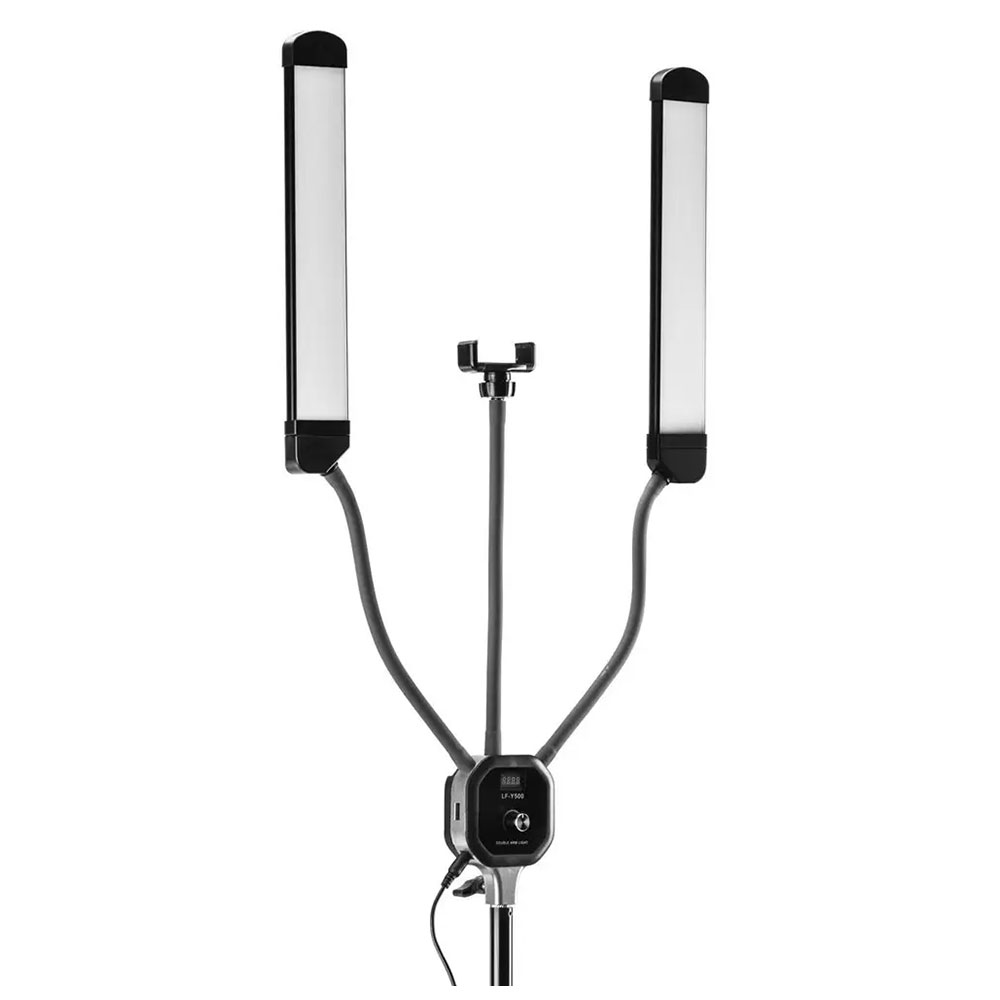 نور ال ای دی دو بازو LED Light LF-Y500+پایه