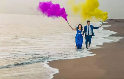 ژست عکس کنار دریا