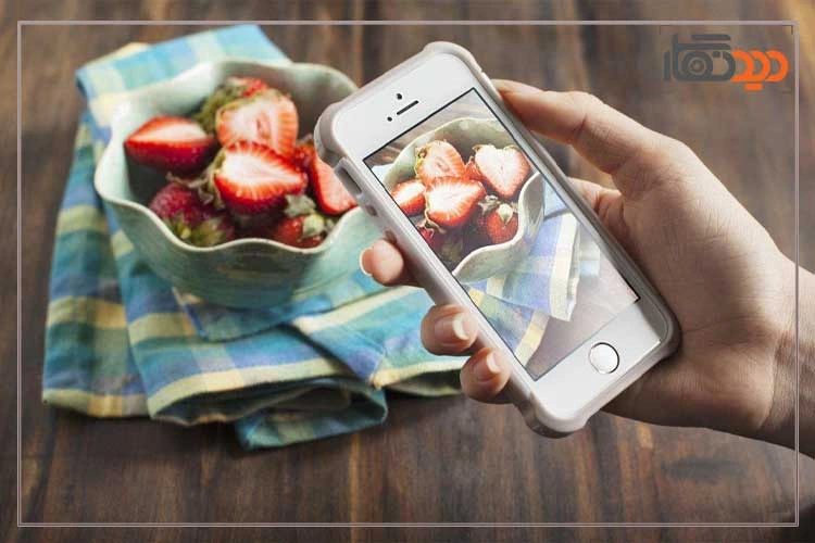 عکاسی با موبایل از میوه