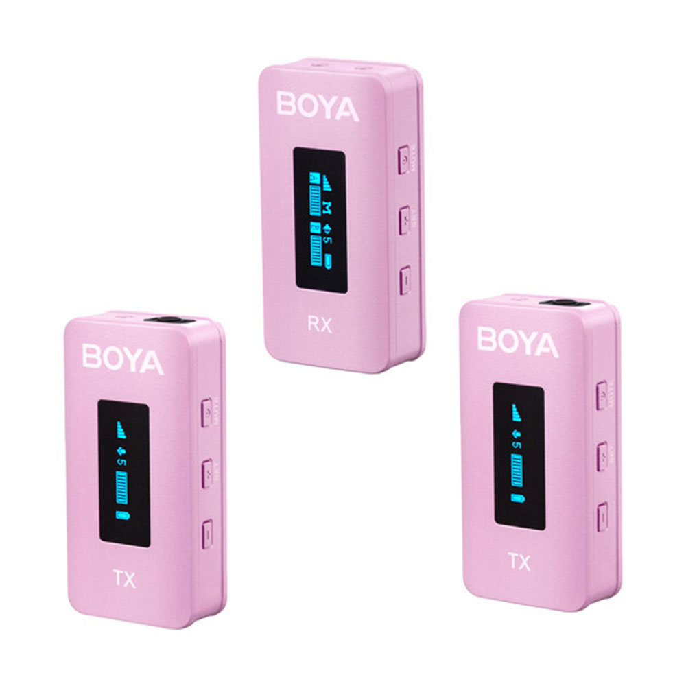 میکروفن بی سیم بویا BOYA BY-XM6 K2 صورتی