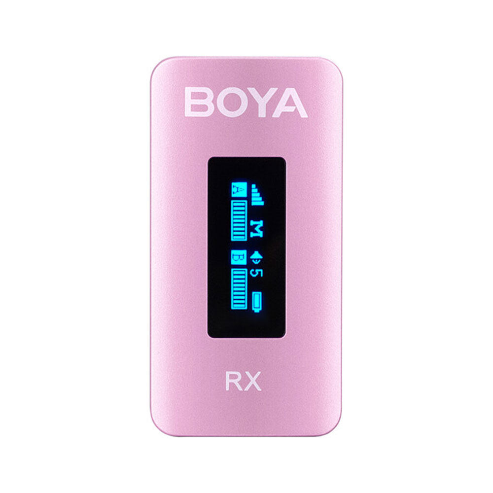 میکروفن بی سیم بویا صورتی BOYA BY-XM6 K2