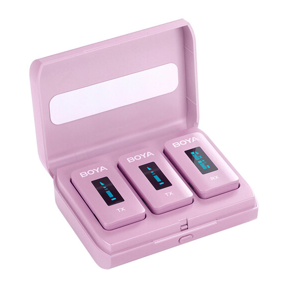 میکروفن بی سیم بویا صورتی BOYA BY-XM6 K2
