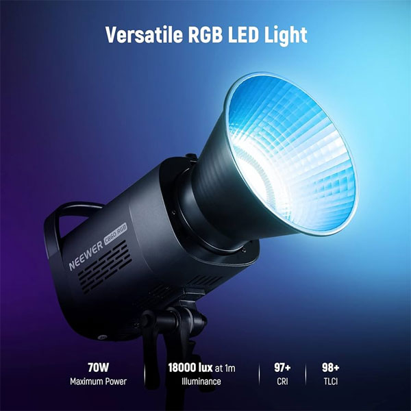 ویدیو لایت نیور Neewer RGB CB60 LED Video Light