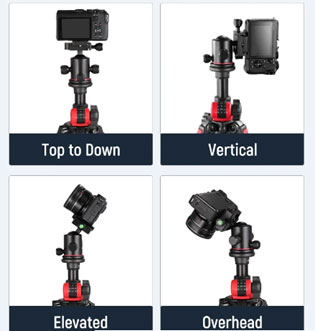 سه پایه دوربین نیور Neewer N284+G0