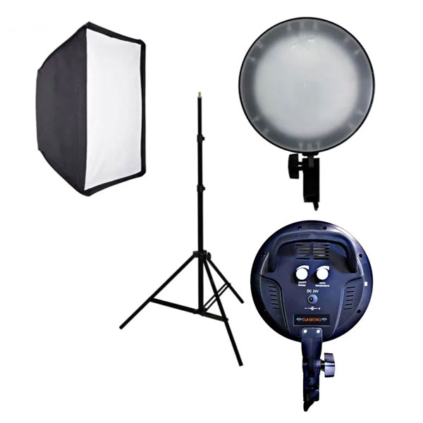 کیت نور دو شاخه پروژکتور 100 وات Diamond SMD T020 Kit