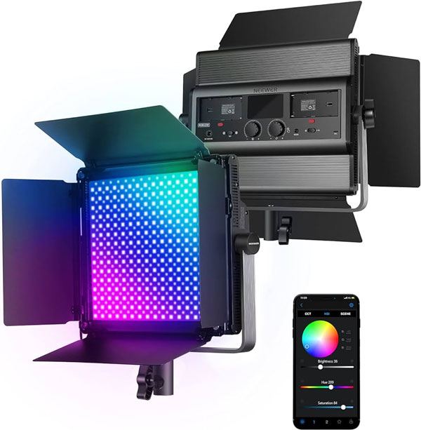 ویدیو لایت نیور Neewer RGB 1200 LED Video Light