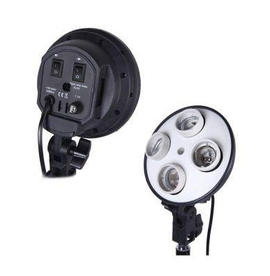 کیت دو شاخه نور ثابت 4 لامپ Diamond Kit 4 Lamps + لامپ