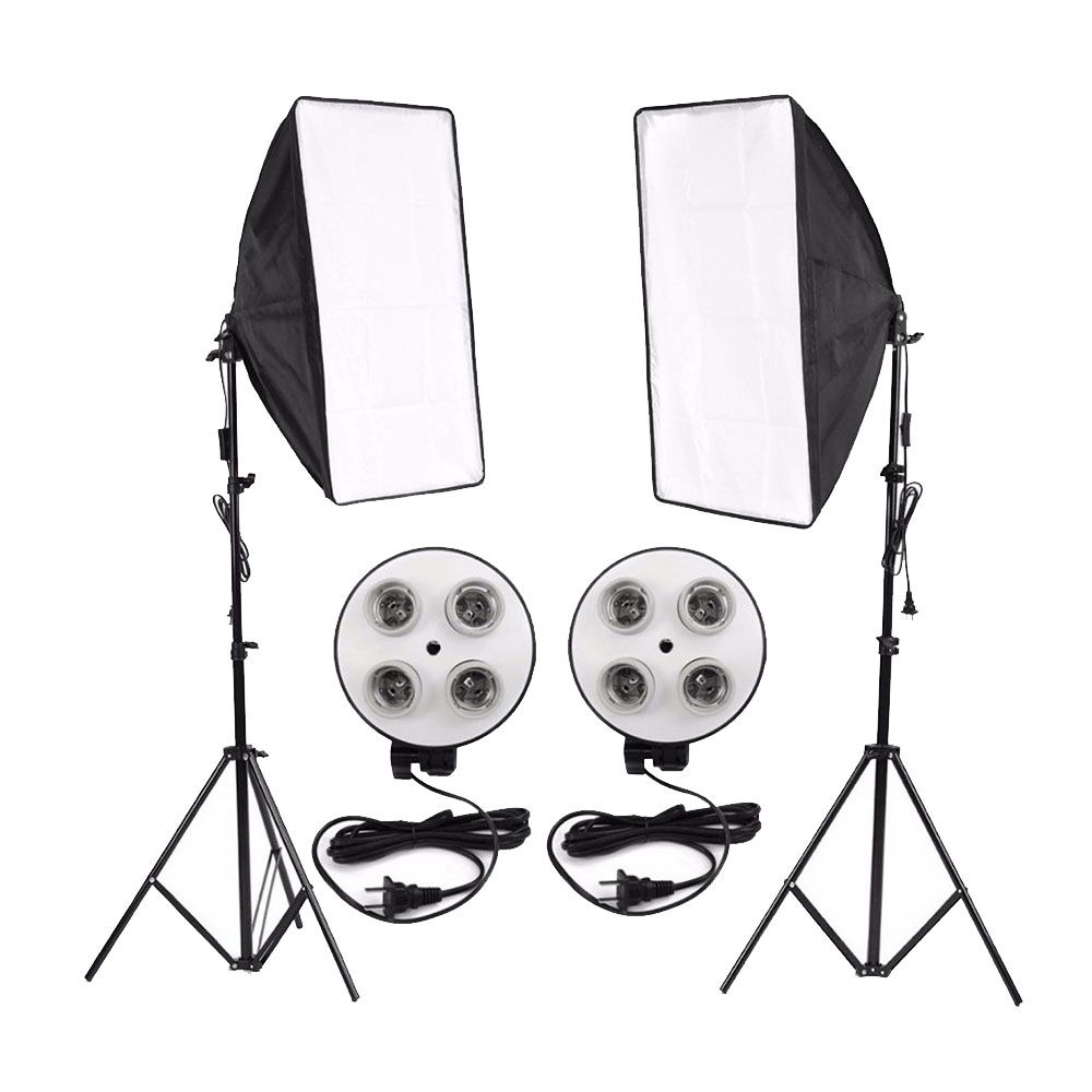 کیت دو شاخه نور ثابت 4 لامپ Diamond Kit 4 Lamps + لامپ