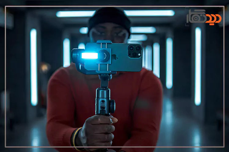 گیمبال ژیون 5S Combo مشکی در دست