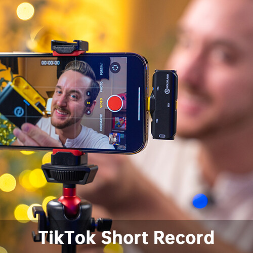 میکروفن یقه ای بی سیم هالی لند Hollyland Lark C1 Solo مناسب برای تیک تاک