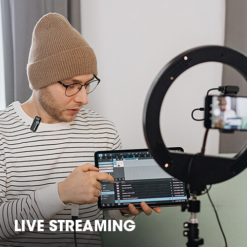 میکروفن یقه ای بی سیم Hollyland Lark M1 Duo مناسب بلاگرها