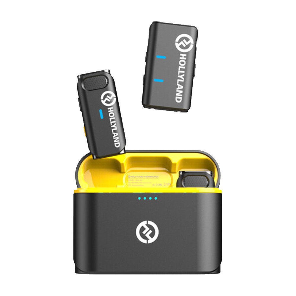 میکروفن یقه ای بی سیم هالی لند مدل Hollyland Lark M1 Duo