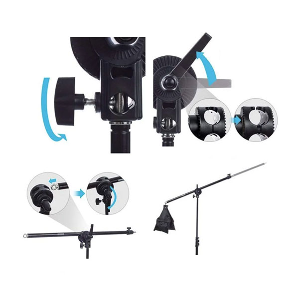 کیت نور ثابت 15 لامپ Diamond Continuous Lighting Kit 15 Lamps + پایه فون 2×3 + هدیه