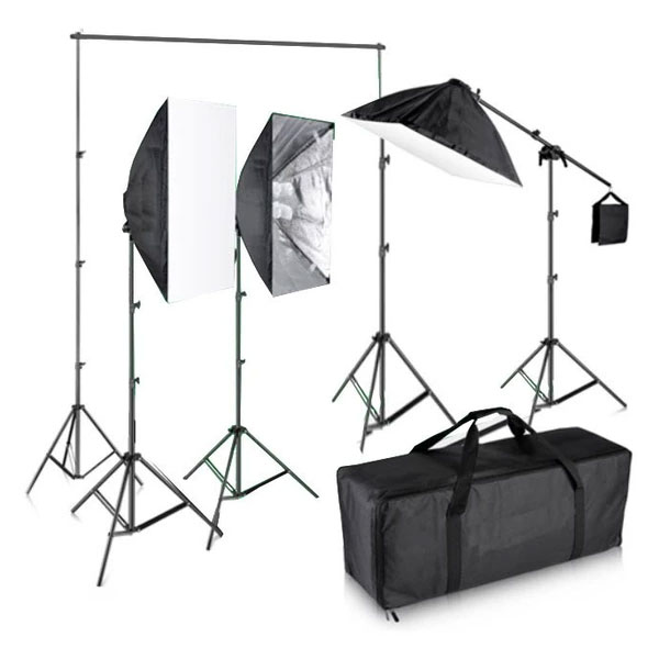 کیت نور ثابت 15 لامپ Diamond Continuous Lighting Kit 15 Lamps + پایه فون 2×3 + هدیه