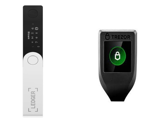کیف پول سخت افزاری- trezor-ledger