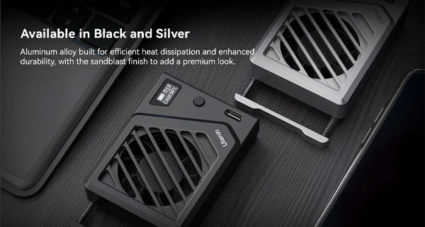 فن خنک کننده دوربین اولانزی مدل Ulanzi Camera Cooling Fan C072GBB1 و رنگبندی