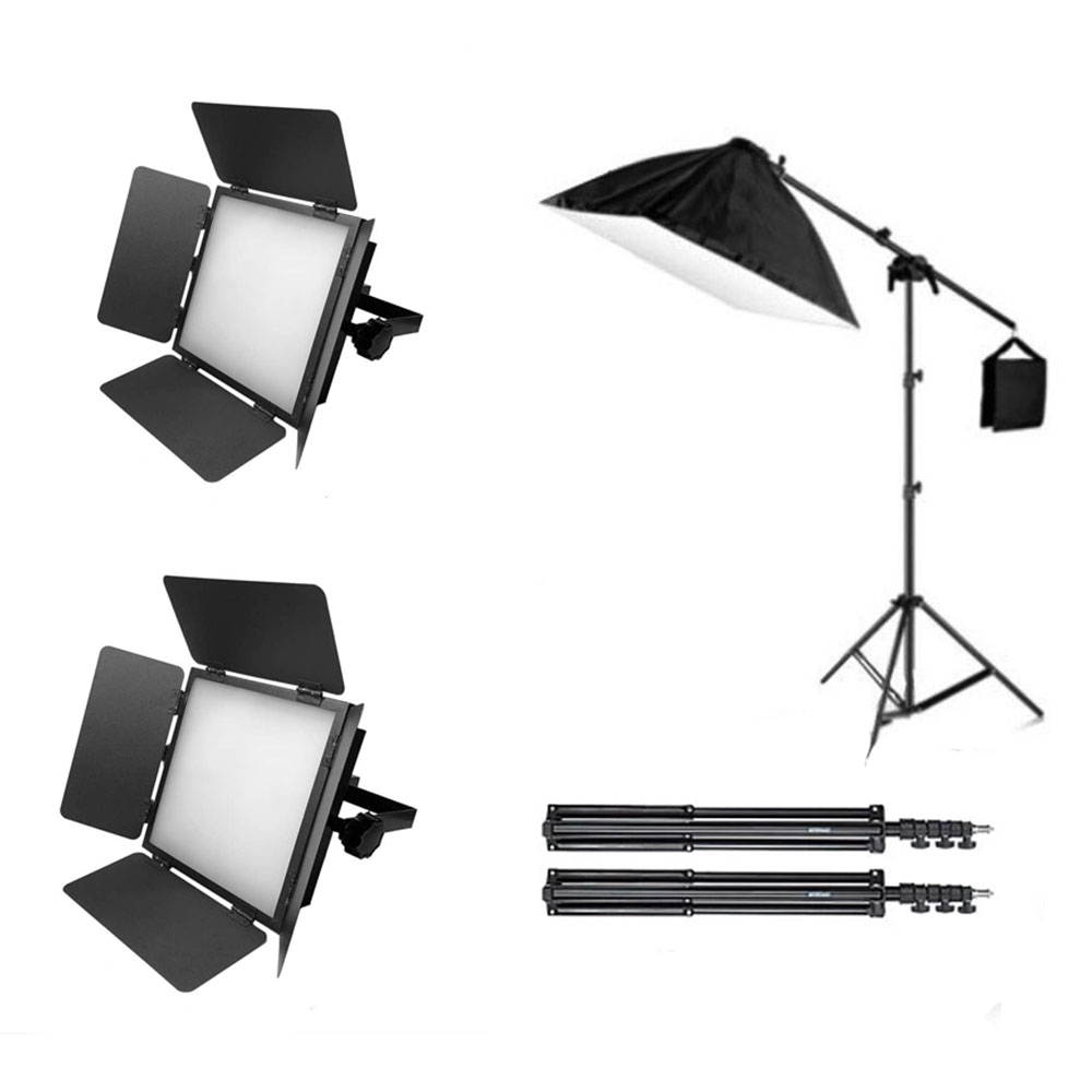 کیت دو عددی نور ثابت تریپیو Triopo T460 همراه سافت باکس + کیف