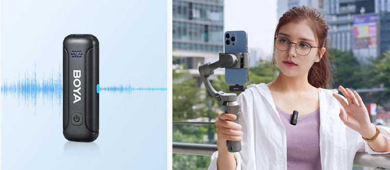 میکروفن یقه ای بی سیم بویا مدل Boya BY-WM3T-D2