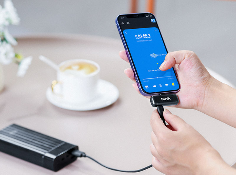 میکروفن یقه ای بی سیم بویا مدل Boya BY-WM3T-D2