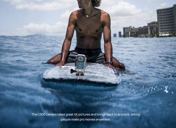 دوربین اکشن ورزشی اس جی کم Sjcam C300 Pocket Mini مناسب ورزش های آبی و کیفیت بالای تصویر 