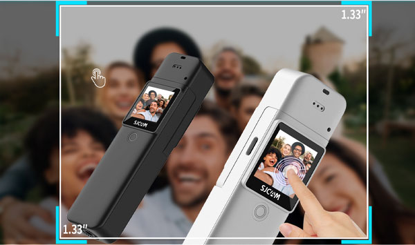 دوربین اکشن ورزشی اس جی کم Sjcam C300 Pocket Mini مناسب عکاسی گروهی و صفحه نمایش لمسی