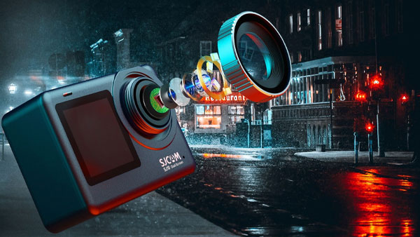 دوربین اکشن ورزشی اس جی کم Sjcam SJ10 Pro Dual Screen و عکاسی از شهر و لنز حرفه ای