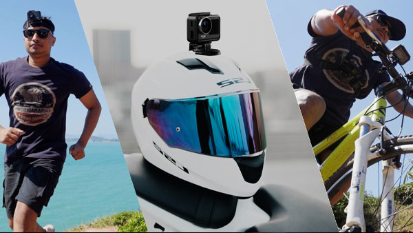 دوربین اکشن ورزشی اس جی کم Sjcam SJ8 Dual Screen و مناسب انواع کاربری موتور سواری و دوچرخه سواری و دو