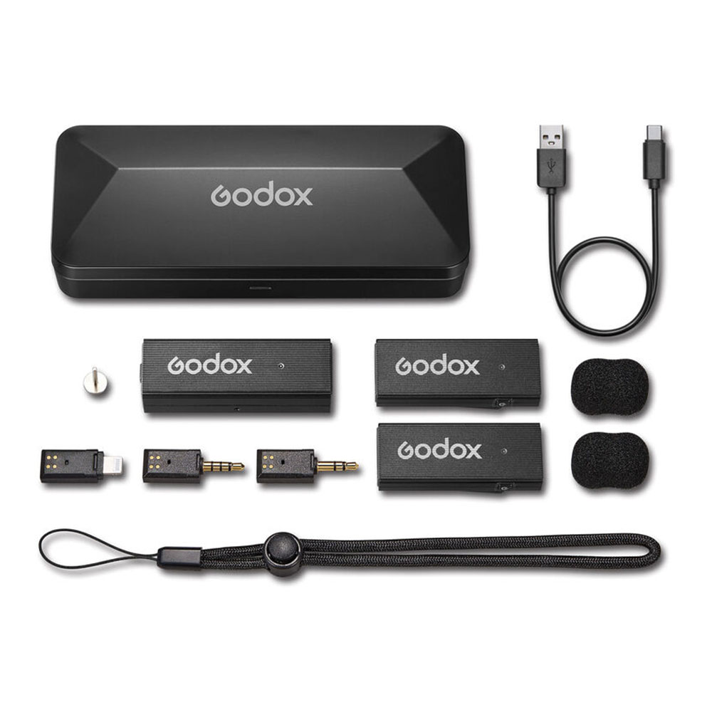 میکروفن بی سیم یقه ای گودکس Godox MoveLink Mini LT 2-Person