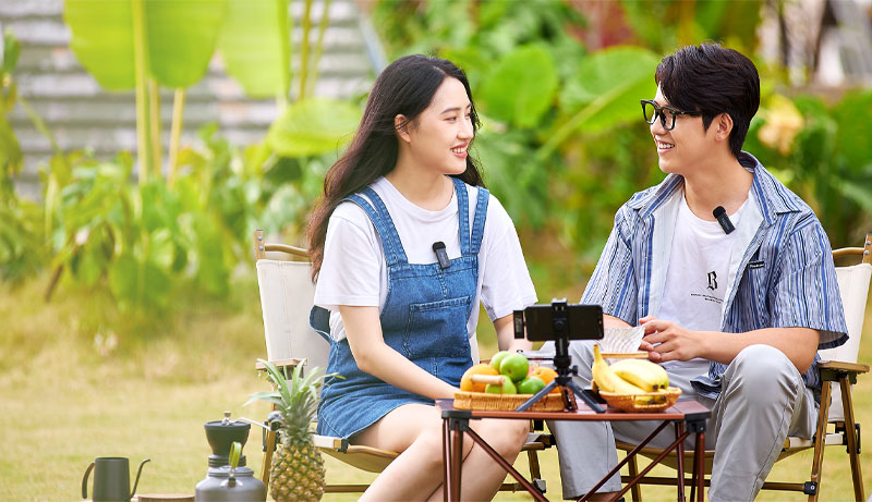 میکروفون بی‌سیم یقه‌ای گودکس Godox MoveLink Mini LT 2-Person Wireless Microphone