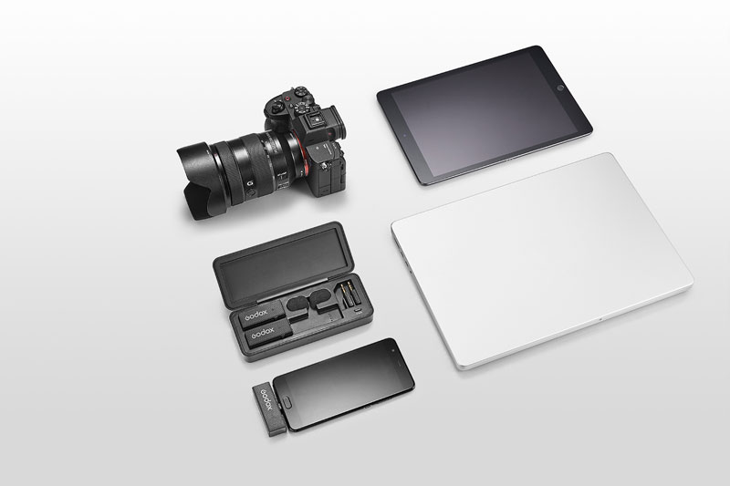 میکروفون بی‌سیم یقه‌ای گودکس Godox MoveLink Mini LT 2-Person Wireless Microphone