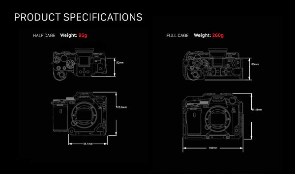 کیج دوربین سونی Tilta Half Camera Cage for Sony a7S III