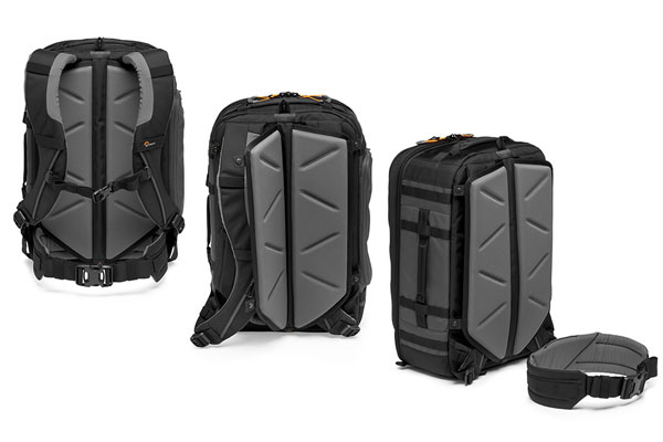 کیف کوله پشتی لوپرو LowePro Pro Trekker BP 350 AW II و نمای پشتی