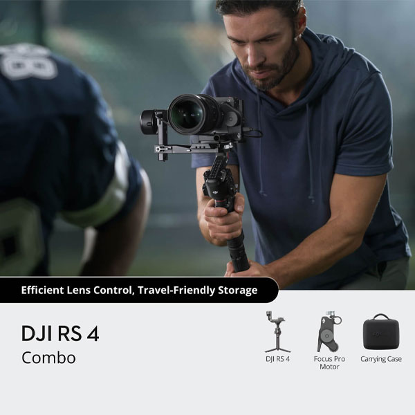 گیمبال دوربین دی جی آی آر اس 4 کمبو DJI RS 4 Combo Gimbal Stabilizer