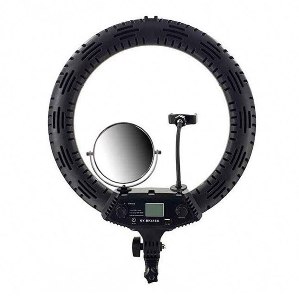رینگ لایت حرفه ای مدل KY-BK 416 II RINGLIGHT 96W +کیف + پایه 260 ایلکین