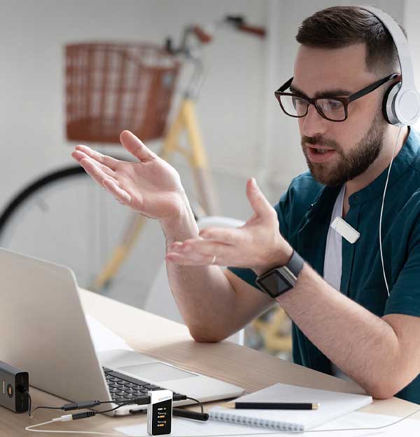 فرستنده میکروفن بیسیم کامیکا مدل Comica Vimo C TX و کاربری