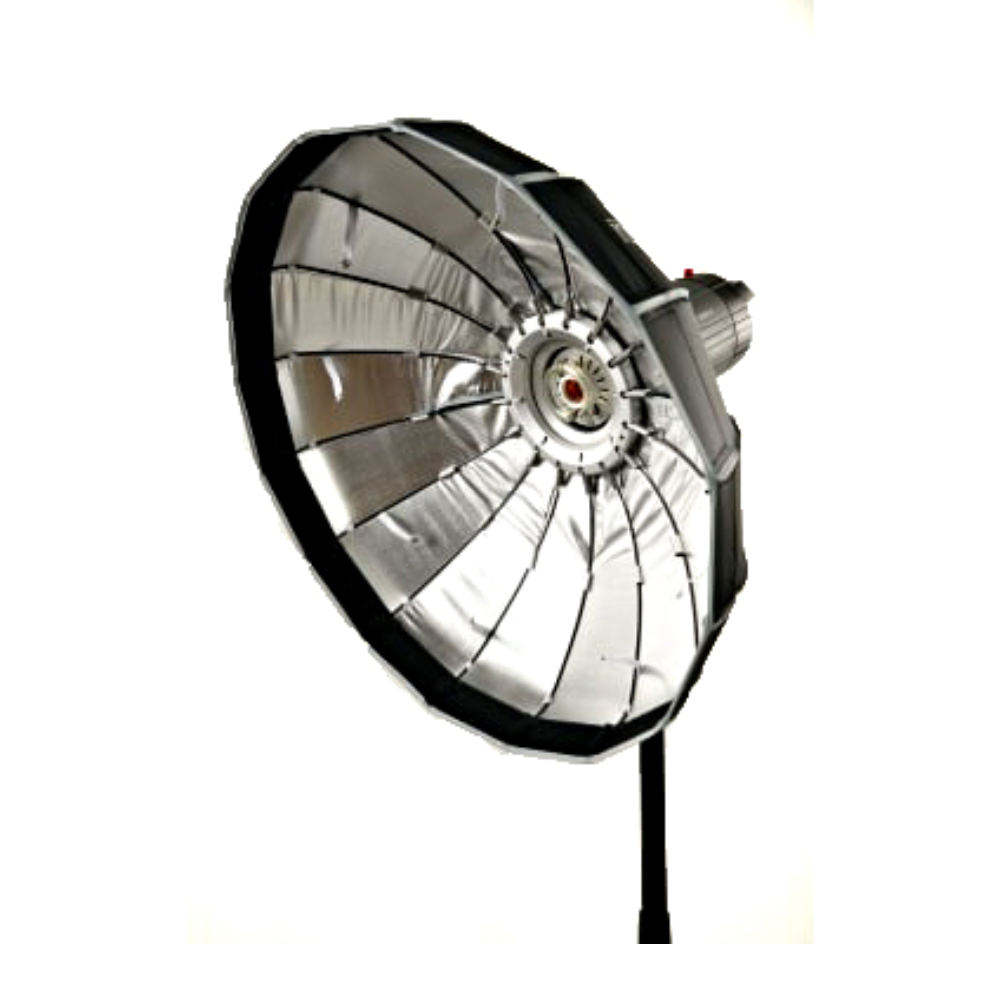 بیوتی دیش پرتابل 16 وجهی پارابولیک Beauty Dish Silver 105 cm