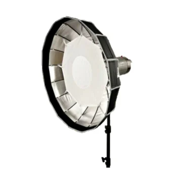 بیوتی دیش پرتابل 16 وجهی پارابولیک Beauty Dish Silver 105 cm