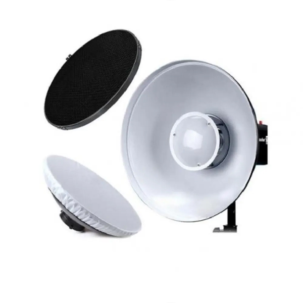 بیوتی دیش فلزی موج دار همراه گرید دریم لایت Dreamlight Beauty 55 cm metal dish از نماهای جانبی