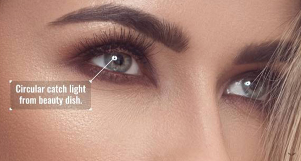 بیوتی دیش فلزی موج دار همراه گرید دریم لایت Dream Light Beauty 60 cm metal dish و کاربری و عکاسی از چشم