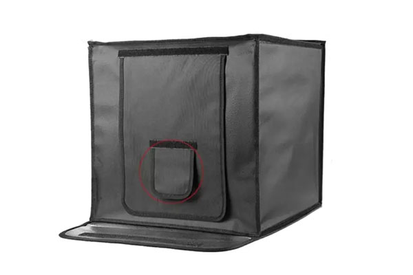 خیمه نور دریم لایت dreamlight light box 60×60cm از نمای جانبی