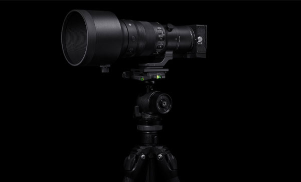 لنز سیگما Sigma 500mm f/5.6 DG DN OS Sports Lens (Sony E) از نمای جانبی
