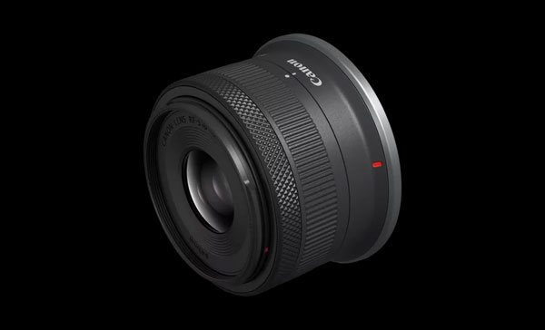Canon RF-S 18-45mm f/4.5-6.3 IS STM Lens لنز کانن و نمای جانبی