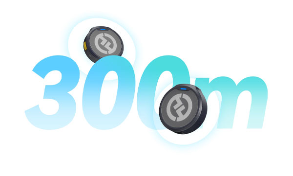 میکروفن یقه ای هالی لند Hollyland LARK M2 for iPhone و حداکثر فاصله ضبط صدا